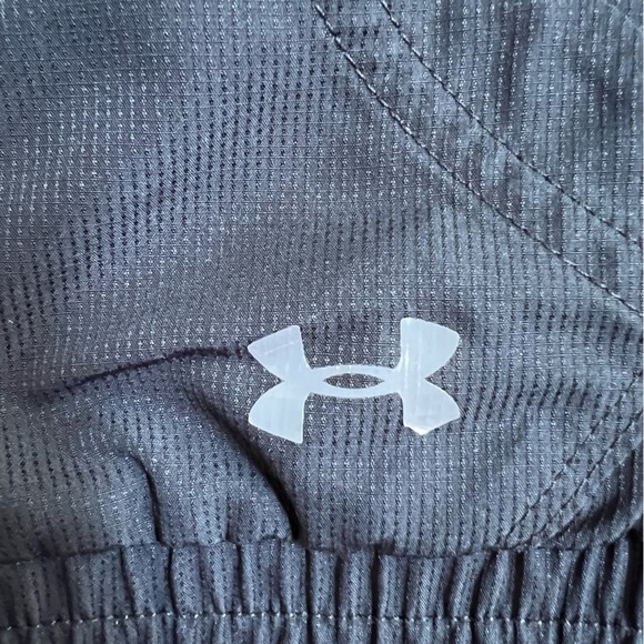 UNDER ARMOUR BLACK FULL ZIP MOCKNECK WINDBREAKER JACKET SIZE XS - Picture 5 of 6